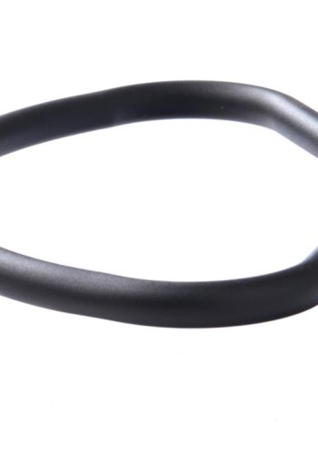 Nolan barstol, firkantet, m. rygln, armln og fodsttte - sand polyester og sort metal