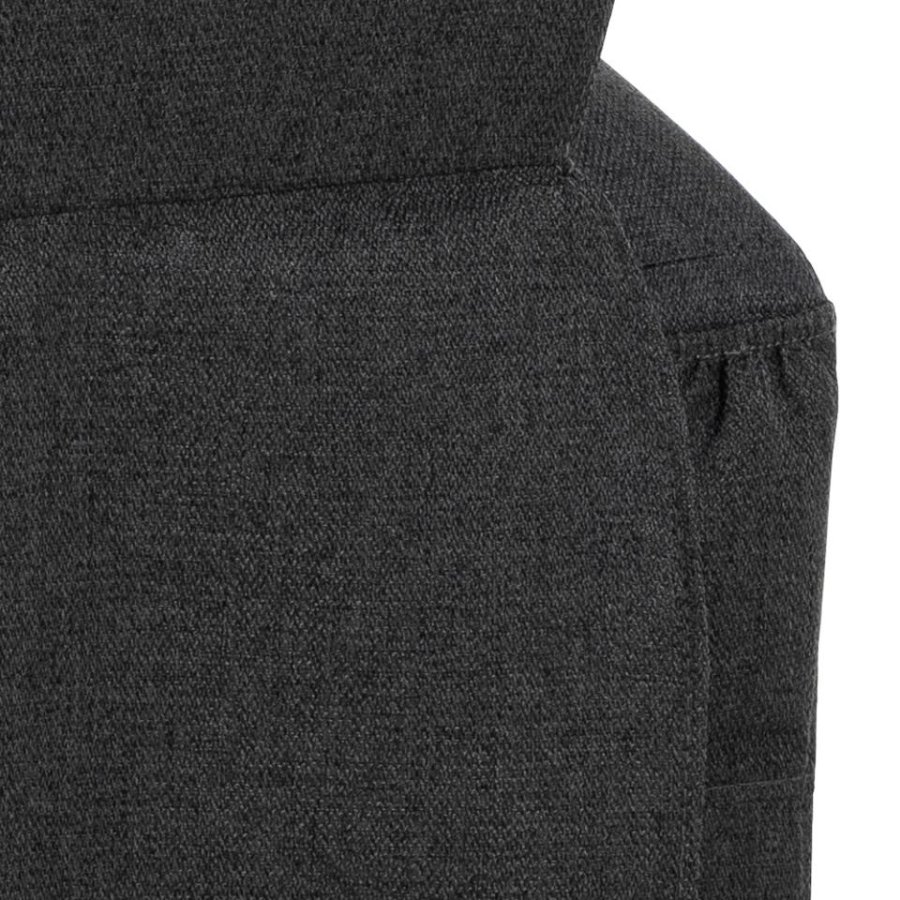 ACT NORDIC Siom recliner, manuel, armln, lomme, posefjedre - antracitgr stof og sort polypropylen