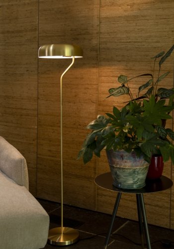 DUTCHBONE Eclipse gulvlampe - messing jern