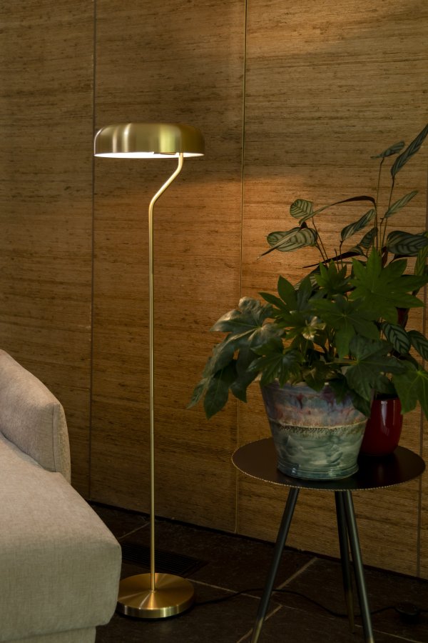 DUTCHBONE Eclipse gulvlampe - messing jern