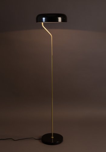 DUTCHBONE Eclipse gulvlampe - sort og messing jern