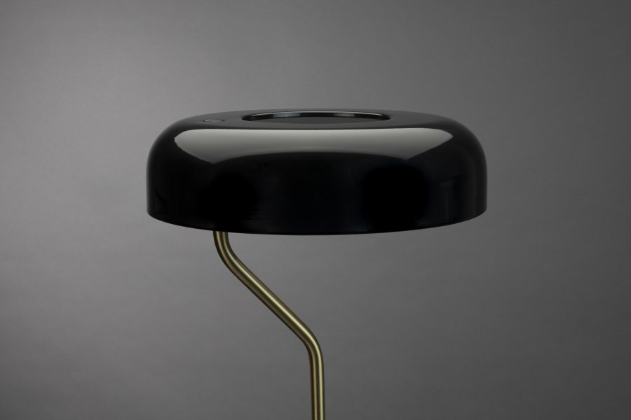 DUTCHBONE Eclipse gulvlampe - sort og messing jern