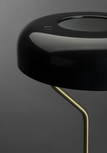 DUTCHBONE Eclipse gulvlampe - sort og messing jern