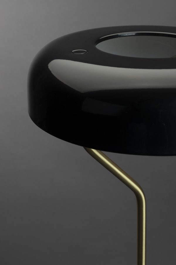 DUTCHBONE Eclipse gulvlampe - sort og messing jern