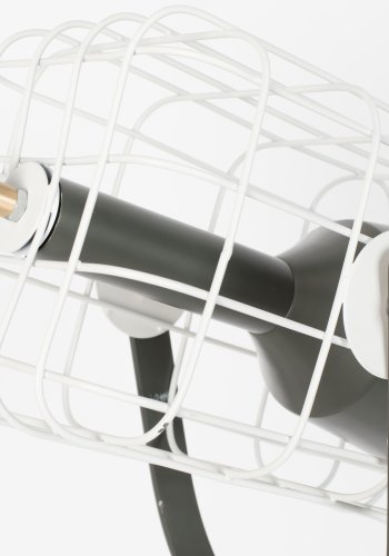 WHITE LABEL LIVING Cage gulvlampe - hvid aluminium