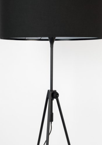 ZUIVER Lesley gulvlampe - sort jern