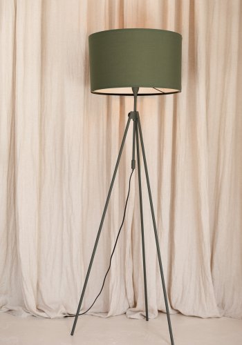 ZUIVER Lesley gulvlampe - grn jern