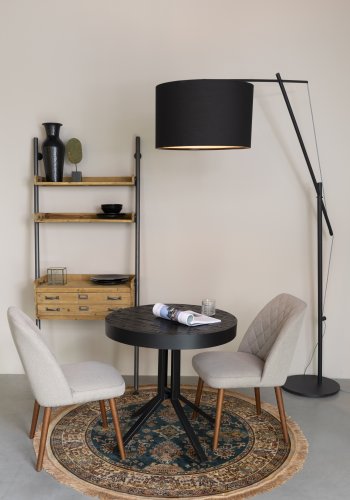 WHITE LABEL LIVING Tokio gulvlampe - sort jern