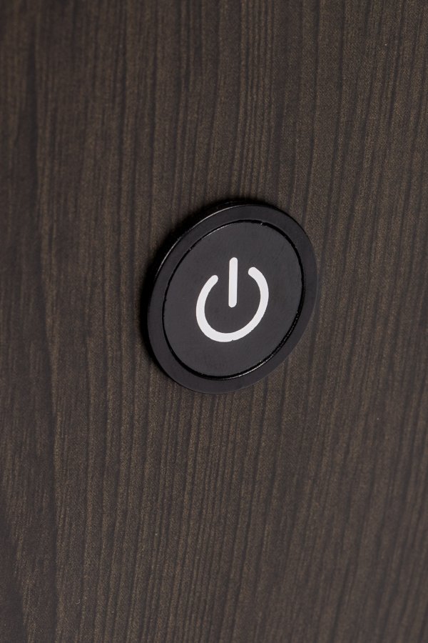 ZUIVER Grow M gulvlampe - glas og sort tr