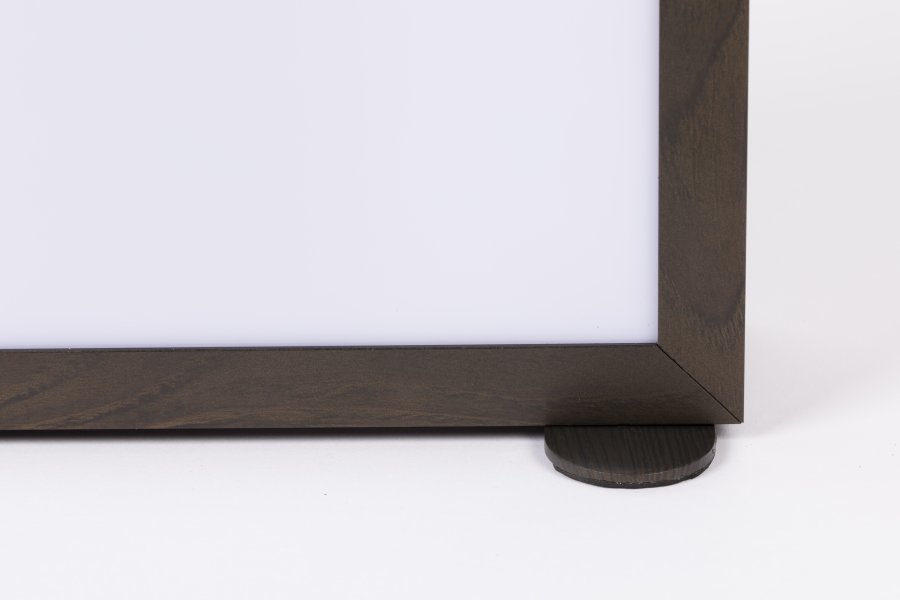 ZUIVER Grow L gulvlampe - glas og sort tr