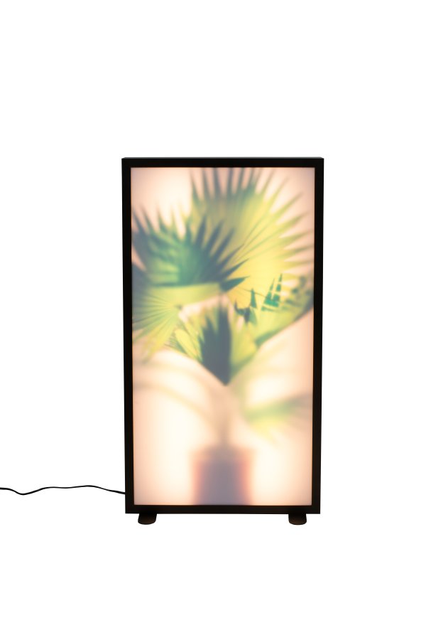 ZUIVER Grow XL gulvlampe - glas og sort tr