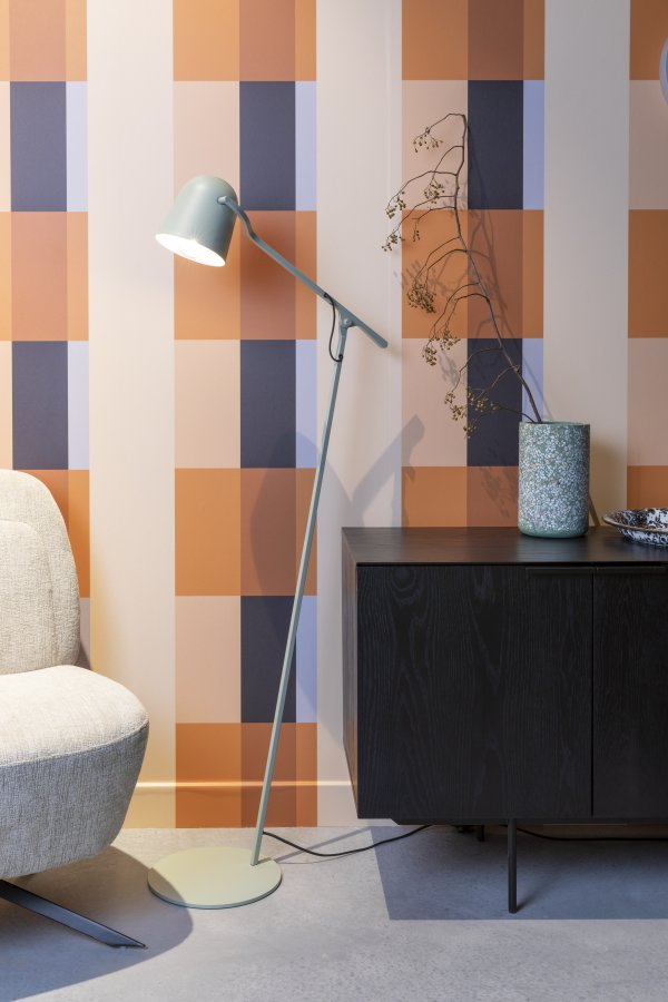 ZUIVER Lau gulvlampe - salvie grn jern