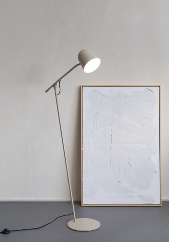 ZUIVER Lau gulvlampe - ris brun jern