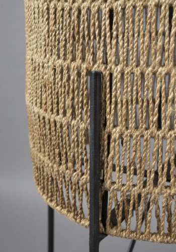 DUTCHBONE Kari gulvlampe - natur jute og jern