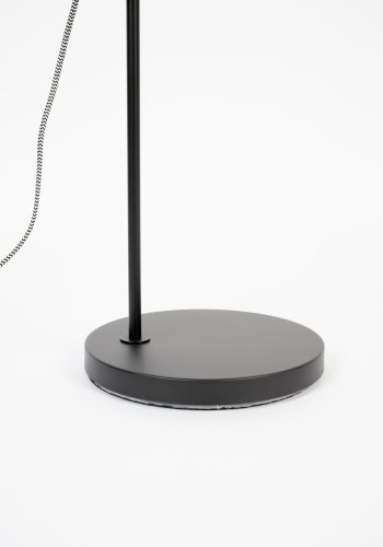 WHITE LABEL LIVING Landon gulvlampe - sort jern