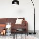 ZUIVER Bow gulvlampe - sort metal