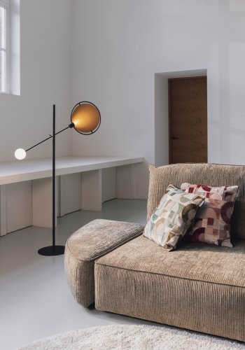 ZUIVER Sirius gulvlampe - sort jern