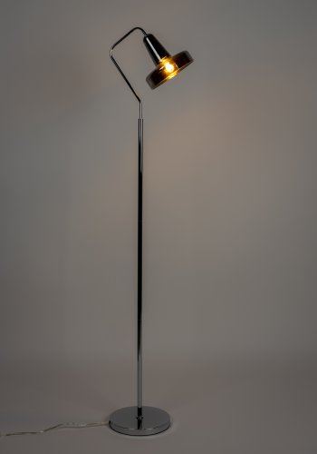 WHITE LABEL LIVING Anshin Smoke gulvlampe - gr glas