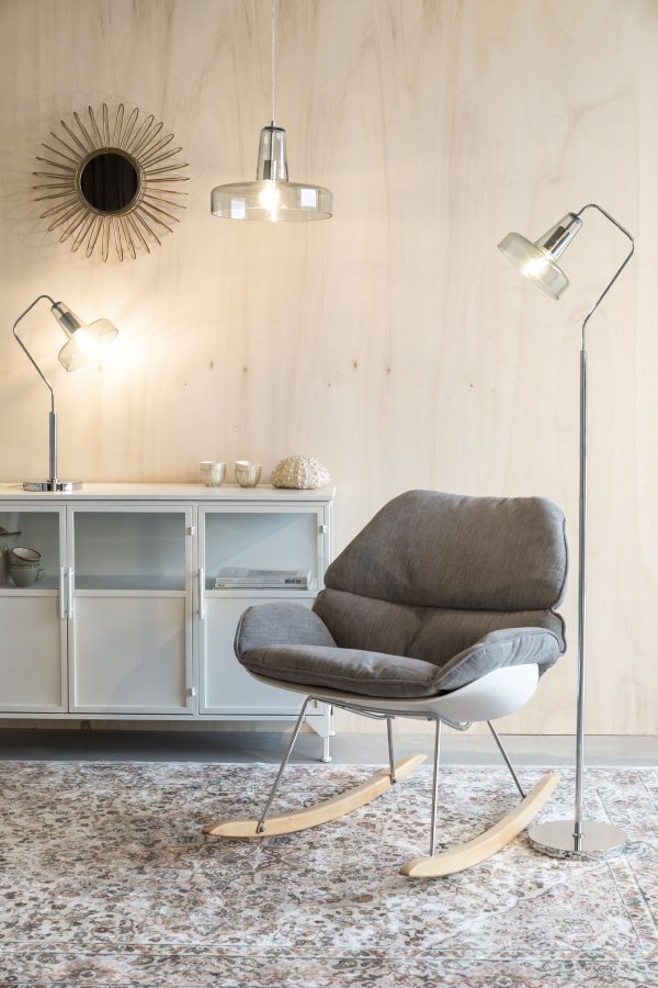 WHITE LABEL LIVING Anshin Green gulvlampe - grn glas