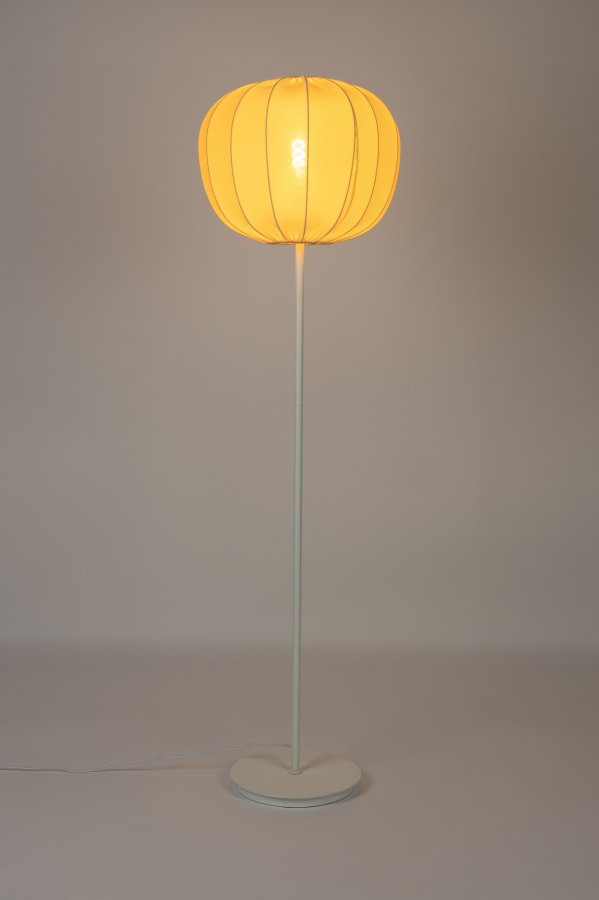 WHITE LABEL LIVING Shem gulvlampe - hvid jern