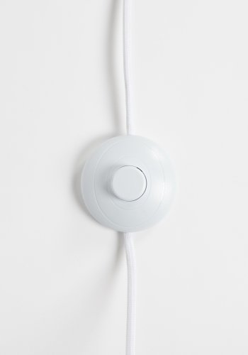 WHITE LABEL LIVING Shem gulvlampe - hvid jern