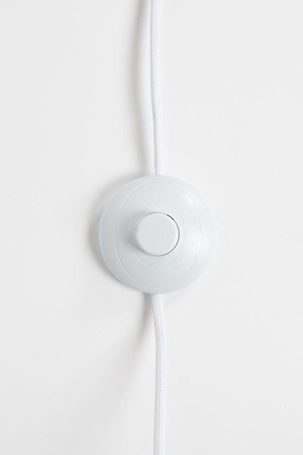 WHITE LABEL LIVING Shem gulvlampe - hvid jern