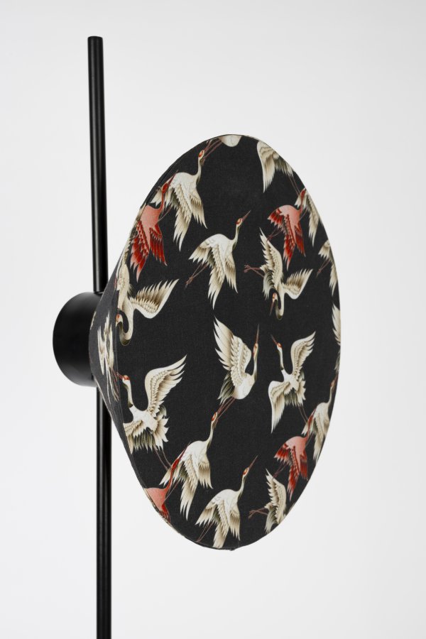 WHITE LABEL LIVING Jaylee gulvlampe - sort metal