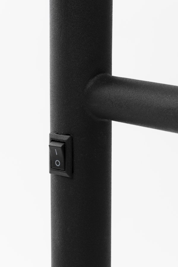 ZUIVER Orion Charge gulvlampe, m. 2 borde, trdls ladestation, USB-port  - opal glas og sort jern