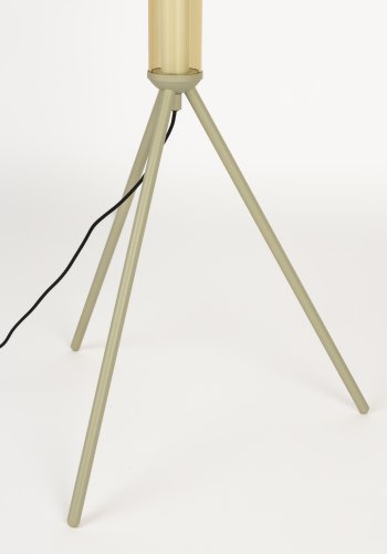 ZUIVER Scotty gulvlampe - beige glas