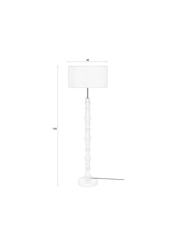 ZUIVER Totem gulvlampe - terra aluminium