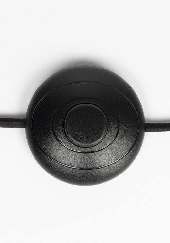 WHITE LABEL LIVING Martine gulvlampe - sort metal