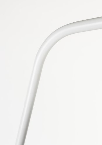 WHITE LABEL LIVING Martine gulvlampe - hvid metal