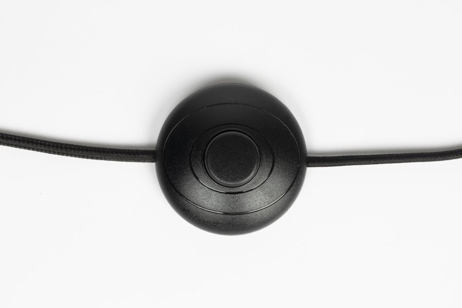 WHITE LABEL LIVING Martine gulvlampe - hvid metal