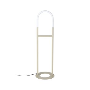 ZUIVER Arch gulvlampe - akryl og beige metal