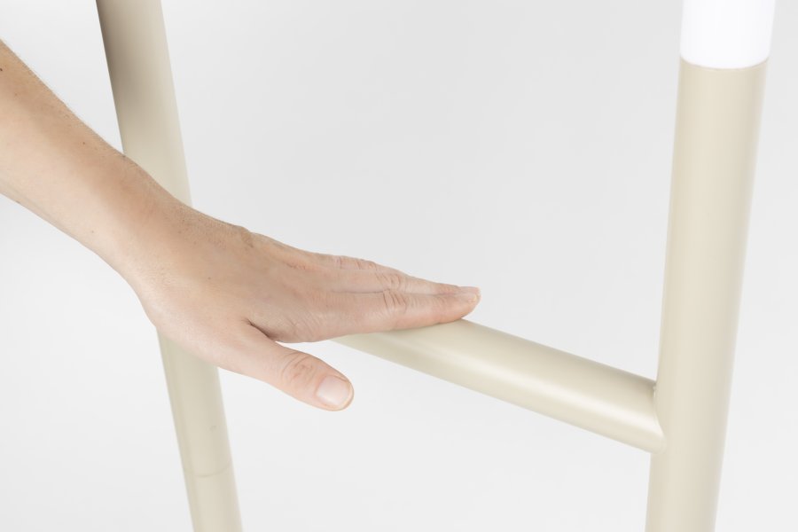 ZUIVER Arch gulvlampe - akryl og beige metal