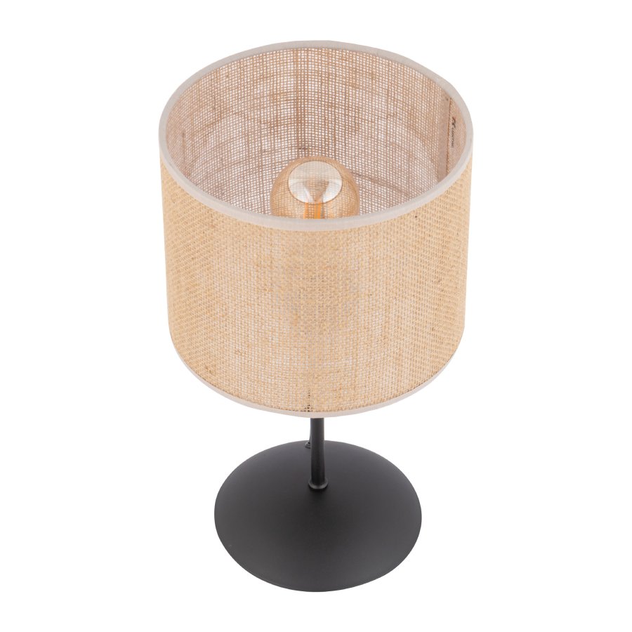 TK Jute bordlampe - natur jute og sort metal