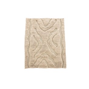 VIND COLLECTION Trondheim x Josefin Lustig gulvtppe, rektangulr - beige uld (170x240)