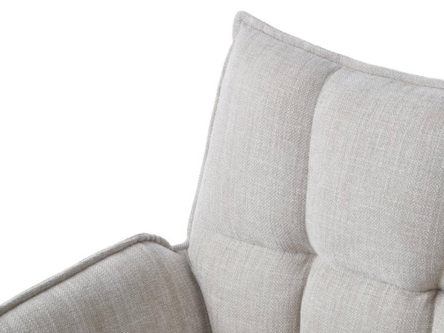 Select Marilla III drejestol, m. armln - linned polyester