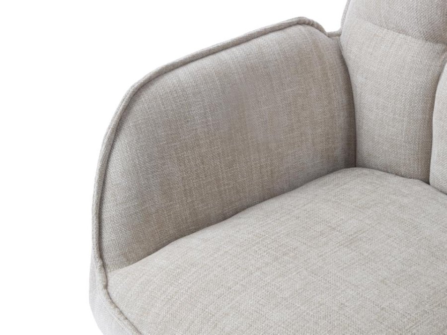 Select Marilla III drejestol, m. armln - linned polyester