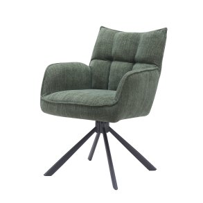 Select Marilla III drejestol, m. armln - skovgrn polyester