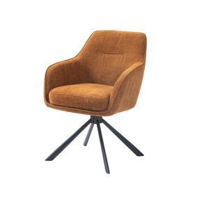 Select Avola III drejestol, m. armln - rust polyester