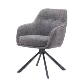 Select Avola III drejestol, m. armln - grafit polyester