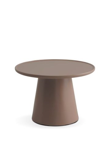 Fraser sofabord, rund - lys kaffe MDF (60)