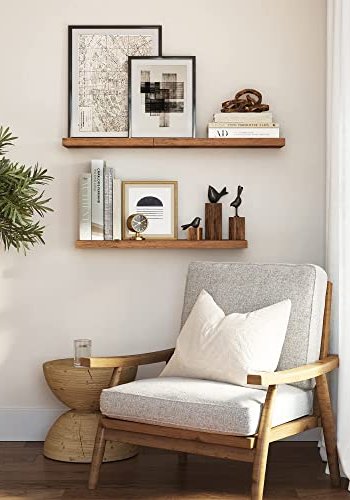 VASAGLE svvehylde, rektangulr - brun MDF (L:60cm)