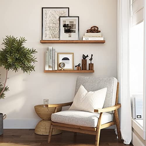 VASAGLE svvehylde, rektangulr - brun MDF (L:60cm)