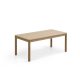 Sydney sofabord, rektangulr - natur egefinér og egetr (120x60)
