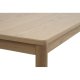 Sydney sofabord, rektangulr - natur egefinér og egetr (120x60)