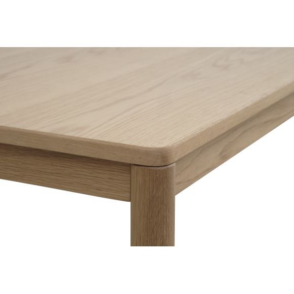 Sydney sofabord, rektangulr - natur egefinér og egetr (120x60)