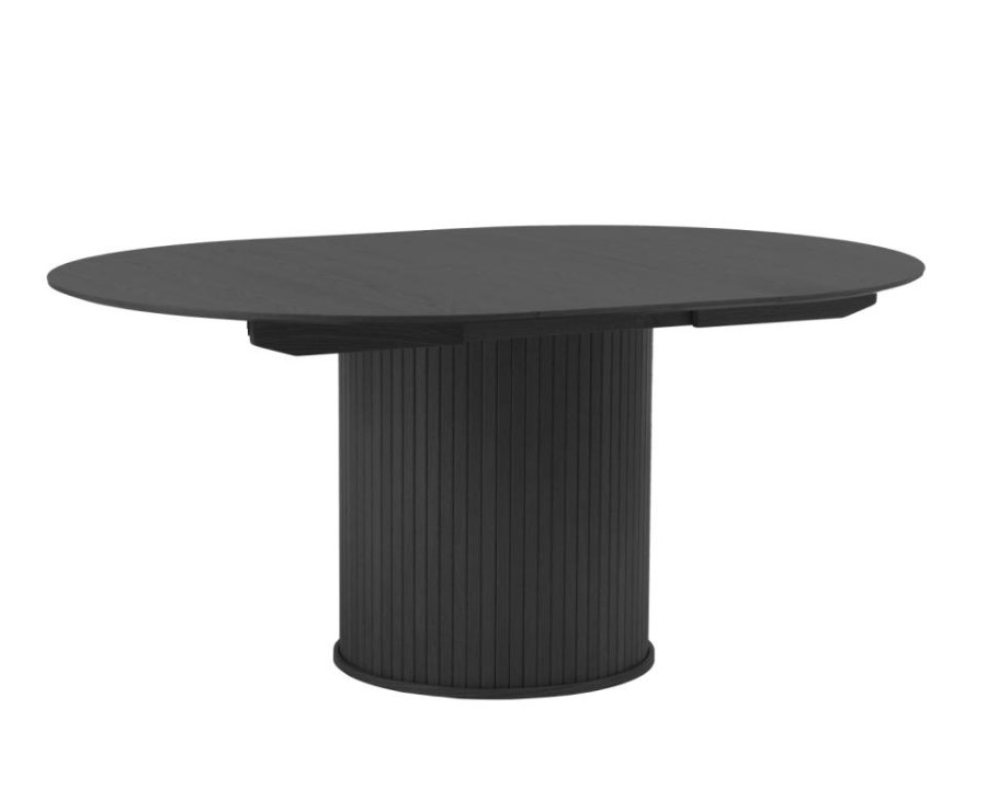 Nola spisebord, m. udtrk - sort egefinér (120-167)