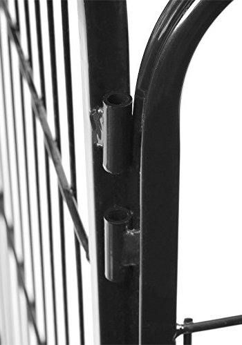 FEANDREA kravlegrd til kledyr, hunde, kaniner og smdyr, til inde og ude brug - sort jern